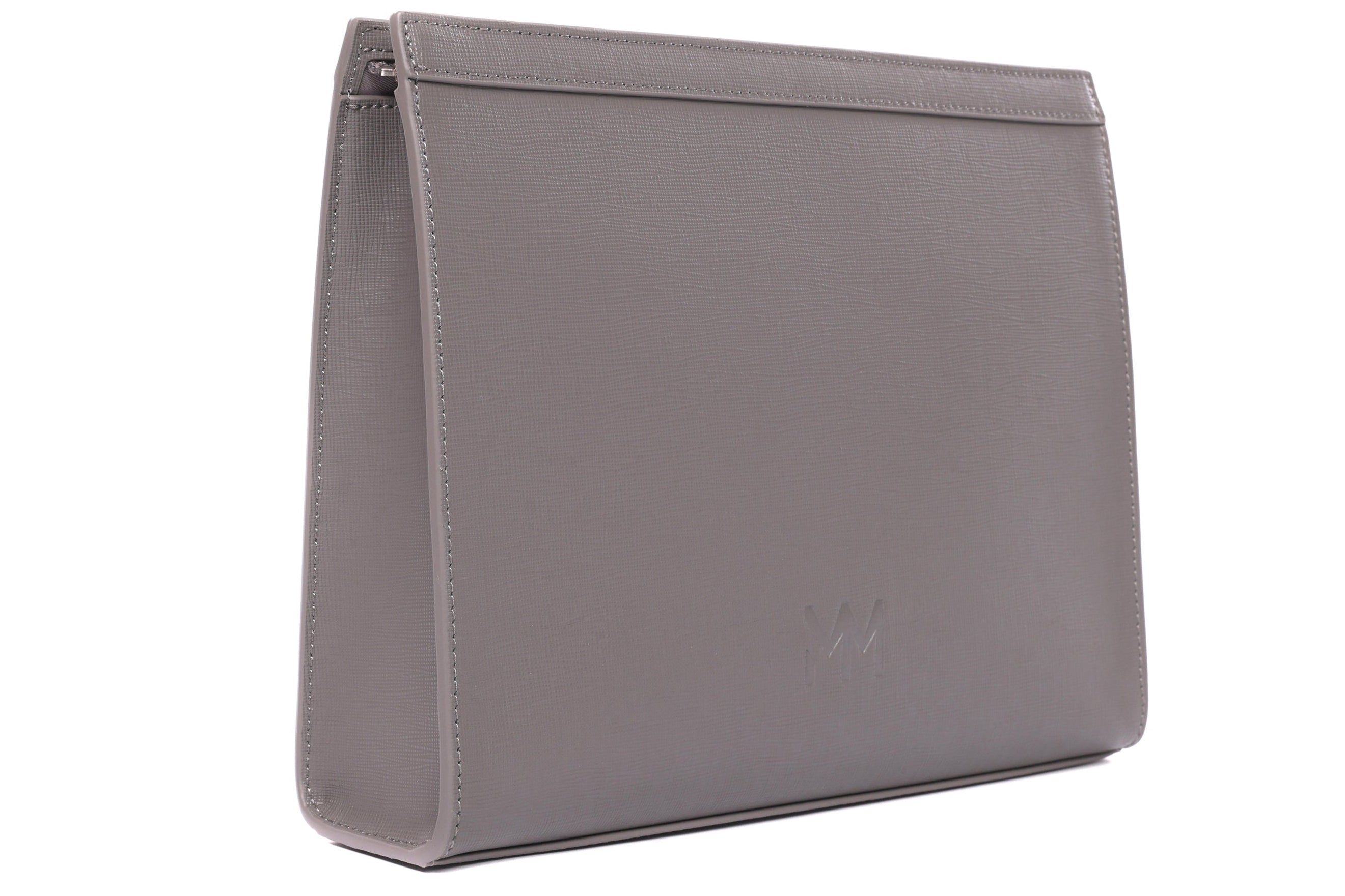 Nardo Grey Saffiano Travel Bag