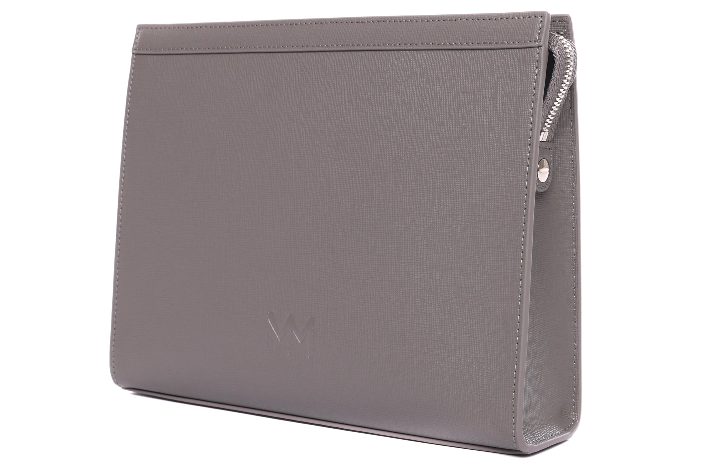 Nardo Grey Saffiano Travel Bag