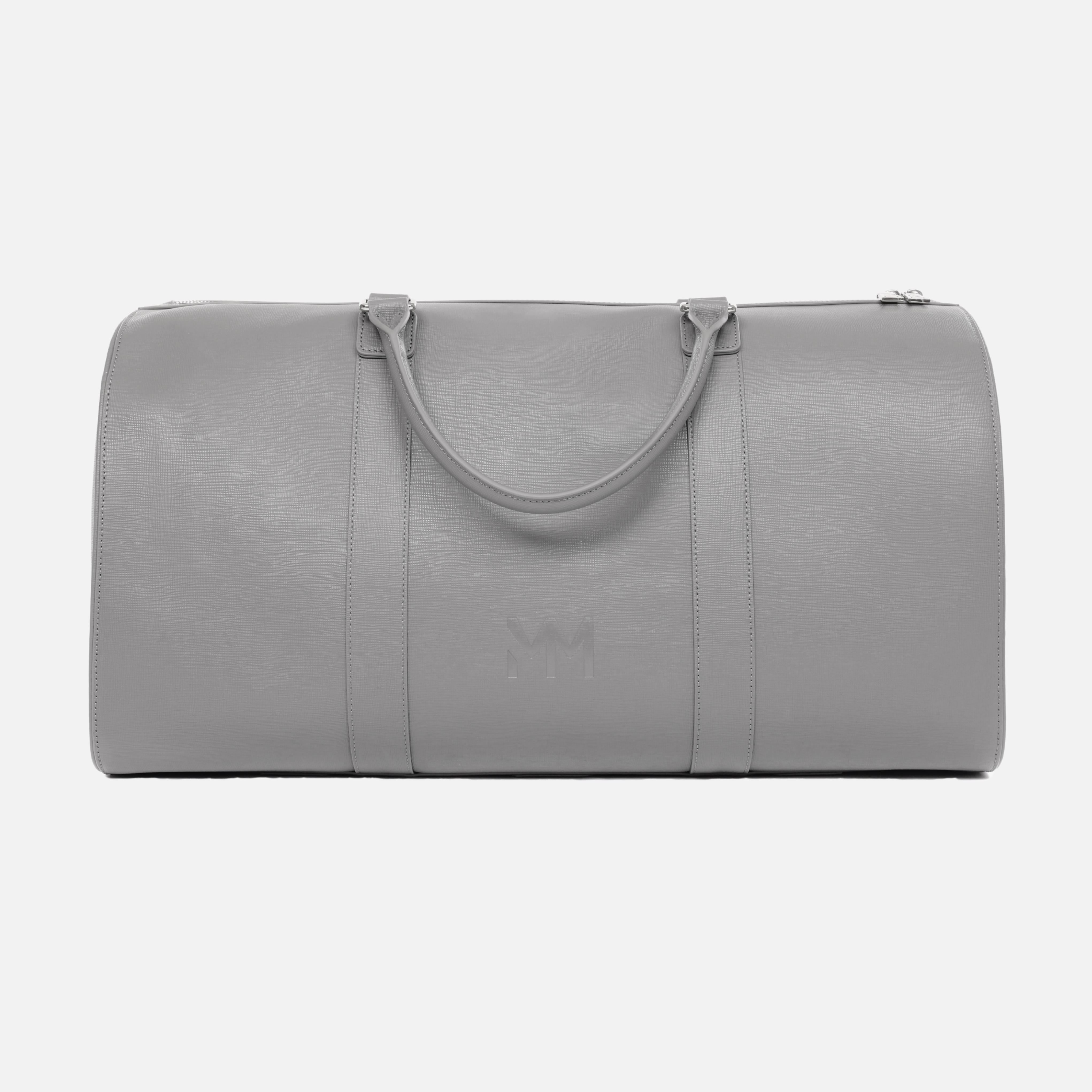 Nardo Grey Saffiano Duffle Bag – MM LONDON