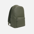 Olive Saffiano Leather Rucksack