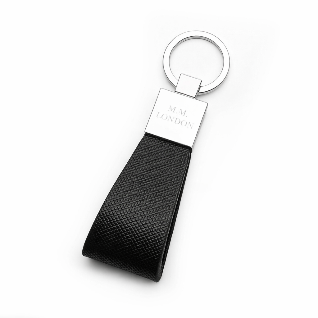 Black Saffiano Key Holder
