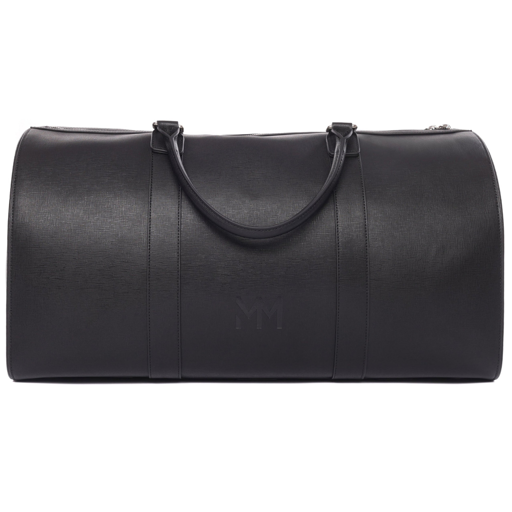 Black Saffiano Duffle Bag