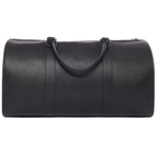 Black Saffiano Duffle Bag