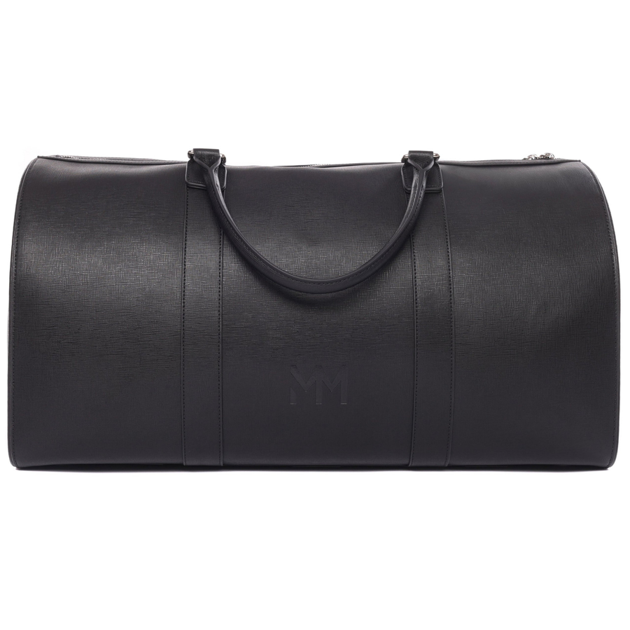 Black Saffiano Duffle Bag