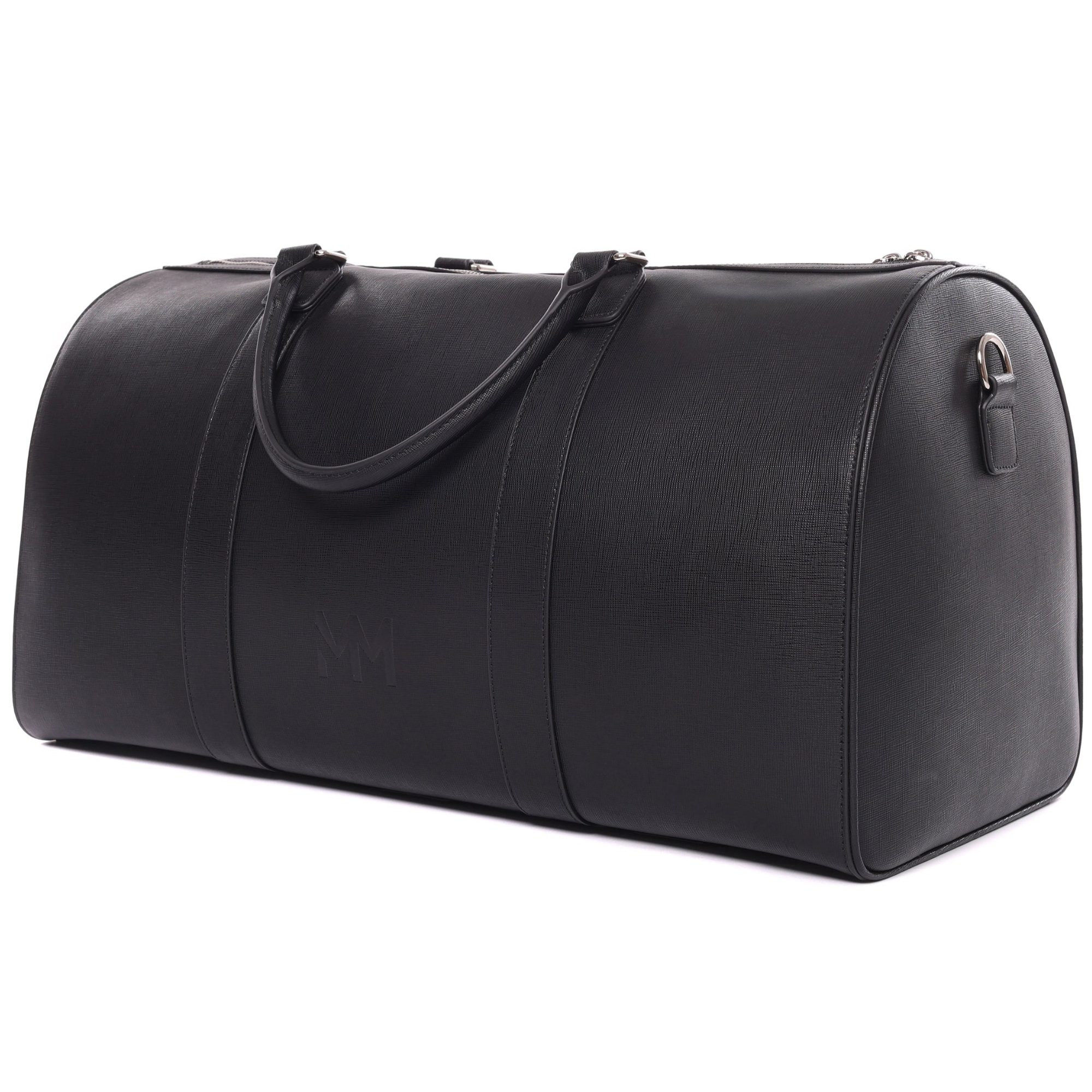 Black Saffiano Duffle Bag