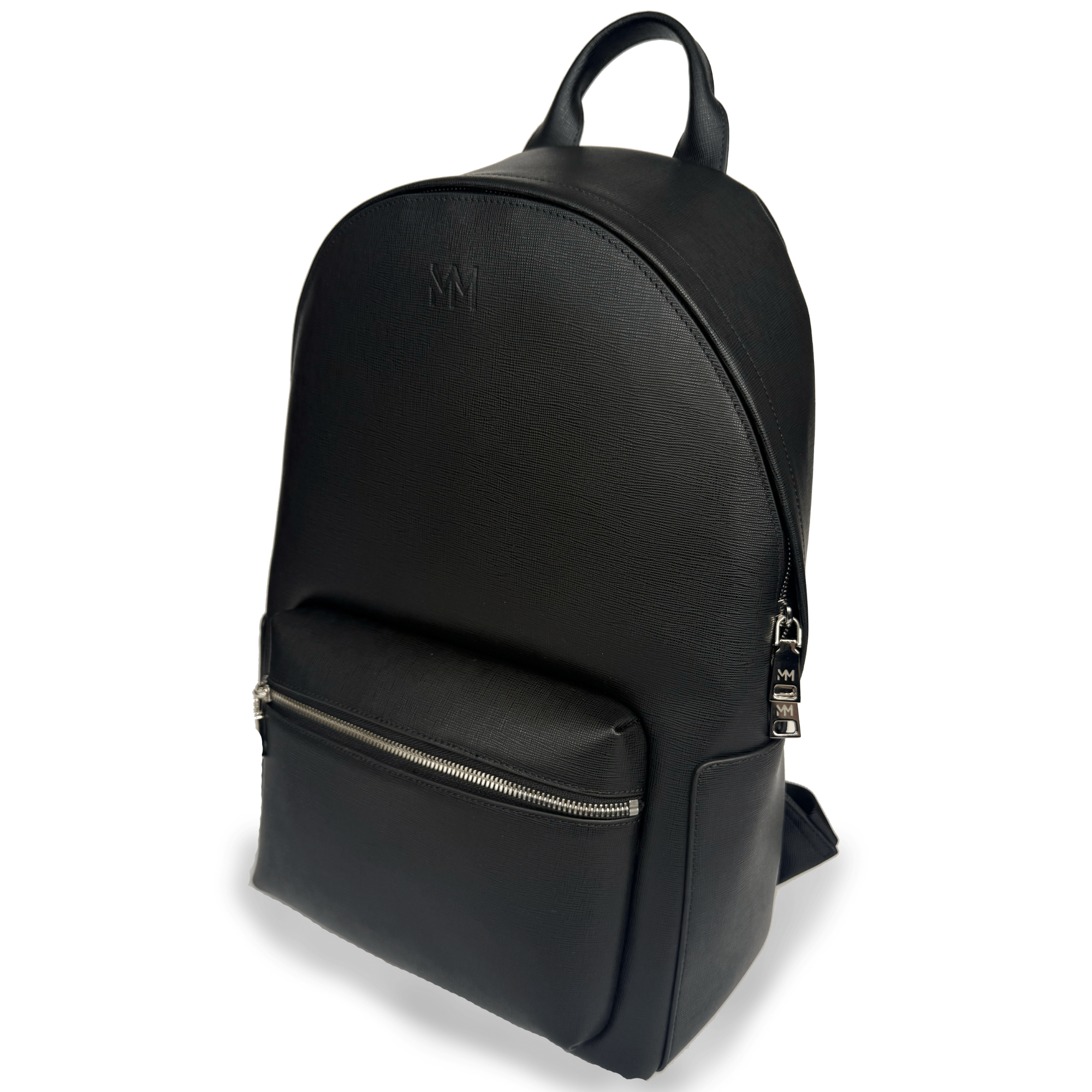 Black Saffiano Leather Rucksack
