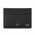 Black Saffiano Card Holder