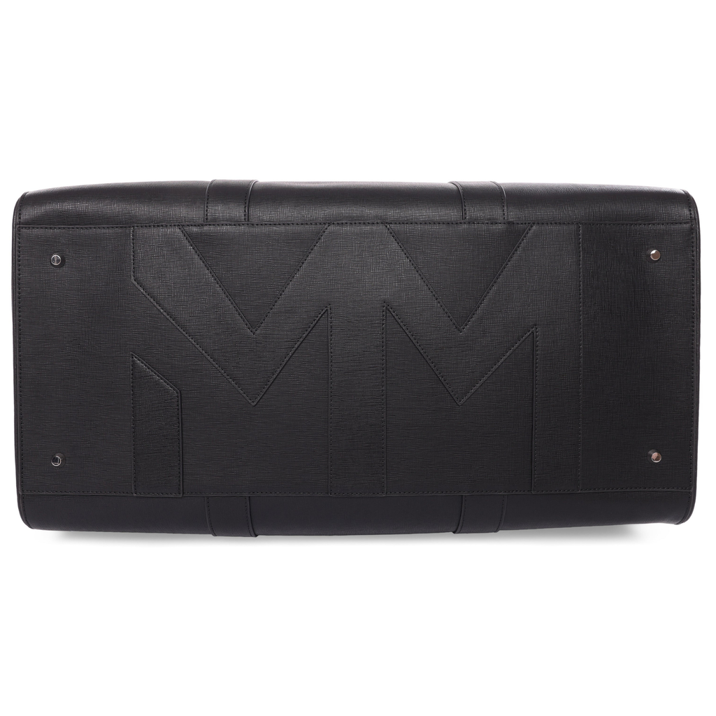 Black Saffiano Duffle Bag