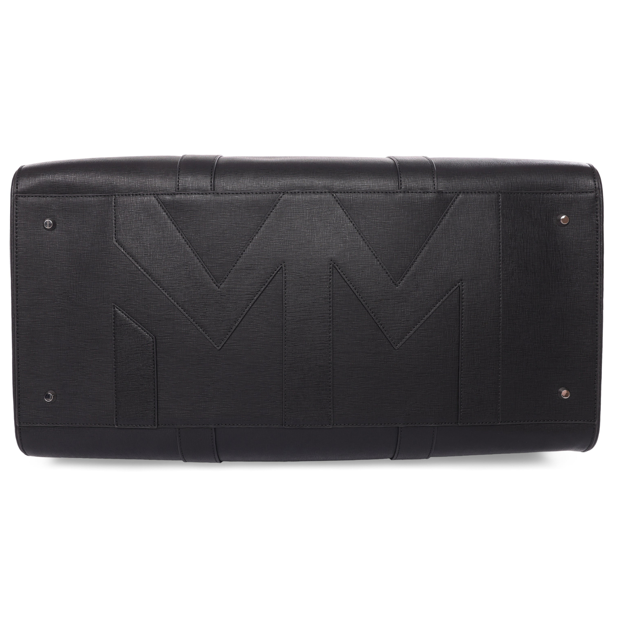 Black Saffiano Duffle Bag