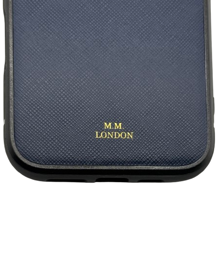 Blue Saffiano iPhone Cases