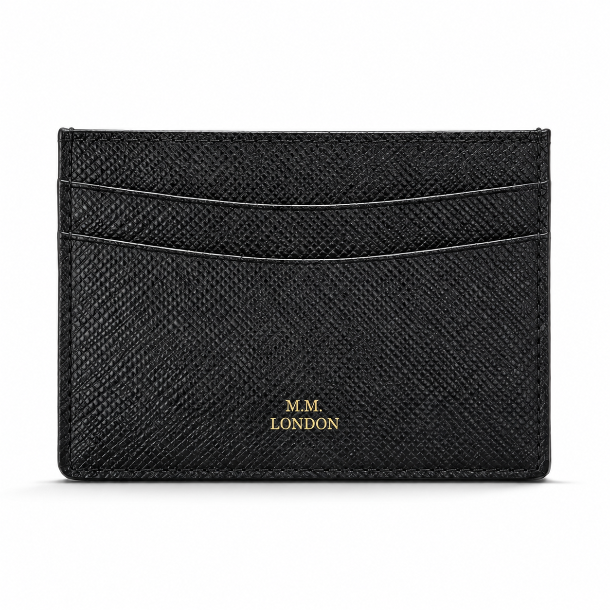 Black Saffiano Card Holder