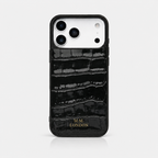 Black Croco iPhone Case