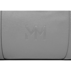 Nardo Grey Saffiano Duffle Bag