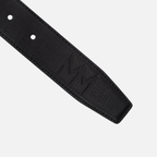Black Saffiano Leather Belt