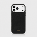 Black Saffiano iPhone Cases