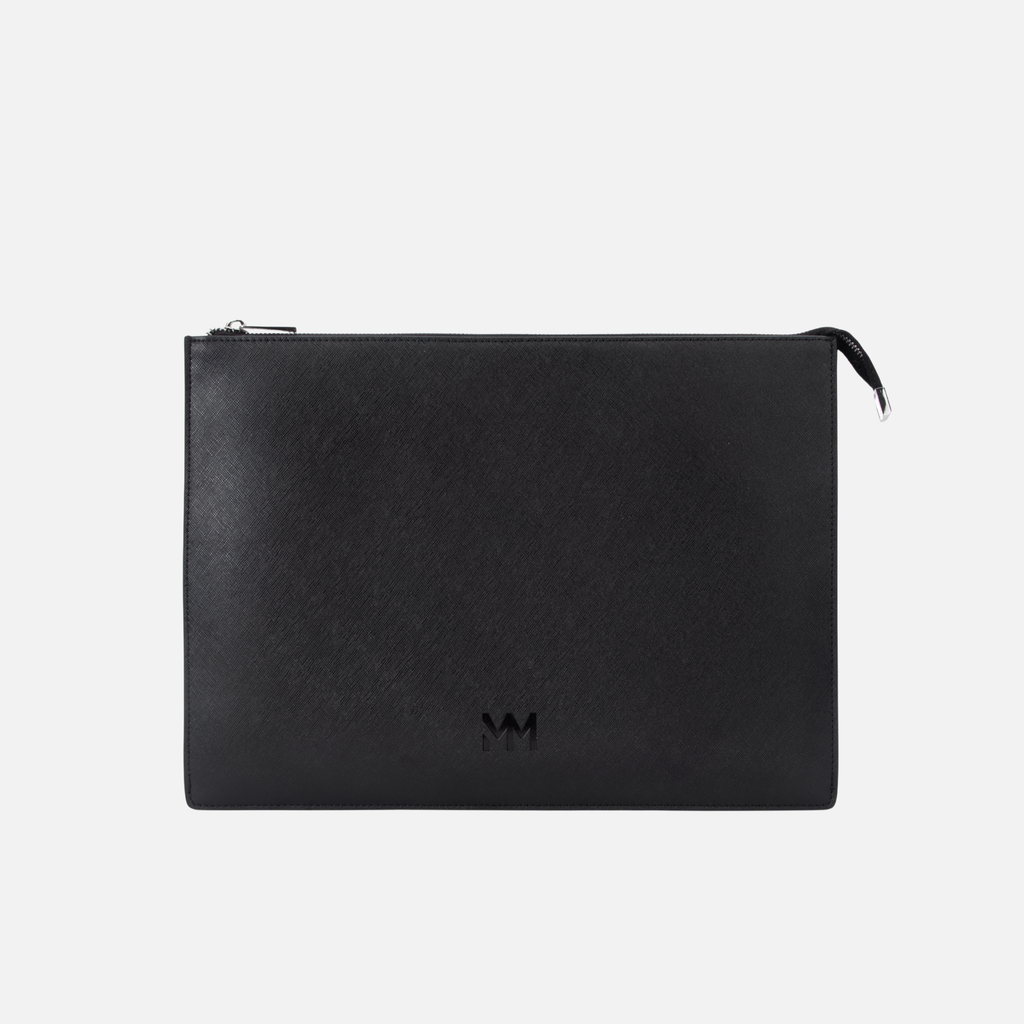 Black Saffiano Laptop sleeve