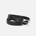 Black Saffiano Leather Belt