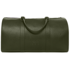 Olive Saffiano Duffle Bag