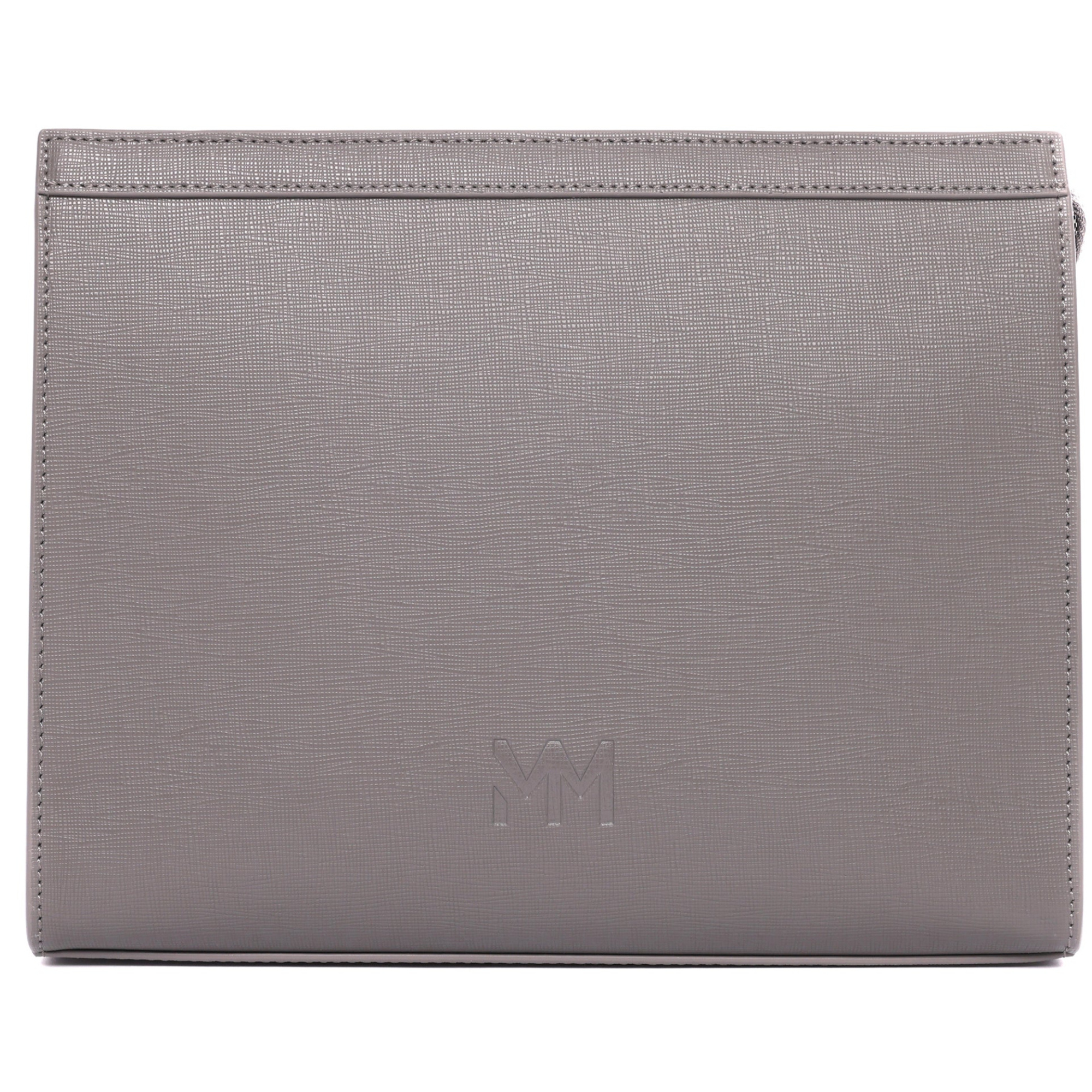 Nardo Grey Saffiano Travel Bag