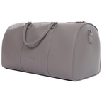 Nardo Grey Saffiano Duffle Bag