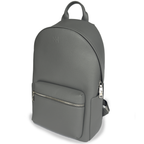 Nardo Grey Saffiano Leather Rucksack