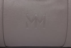 Nardo Grey Saffiano Duffle Bag