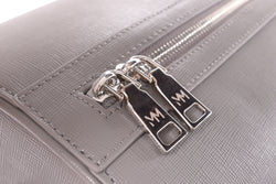 Nardo Grey Saffiano Duffle Bag