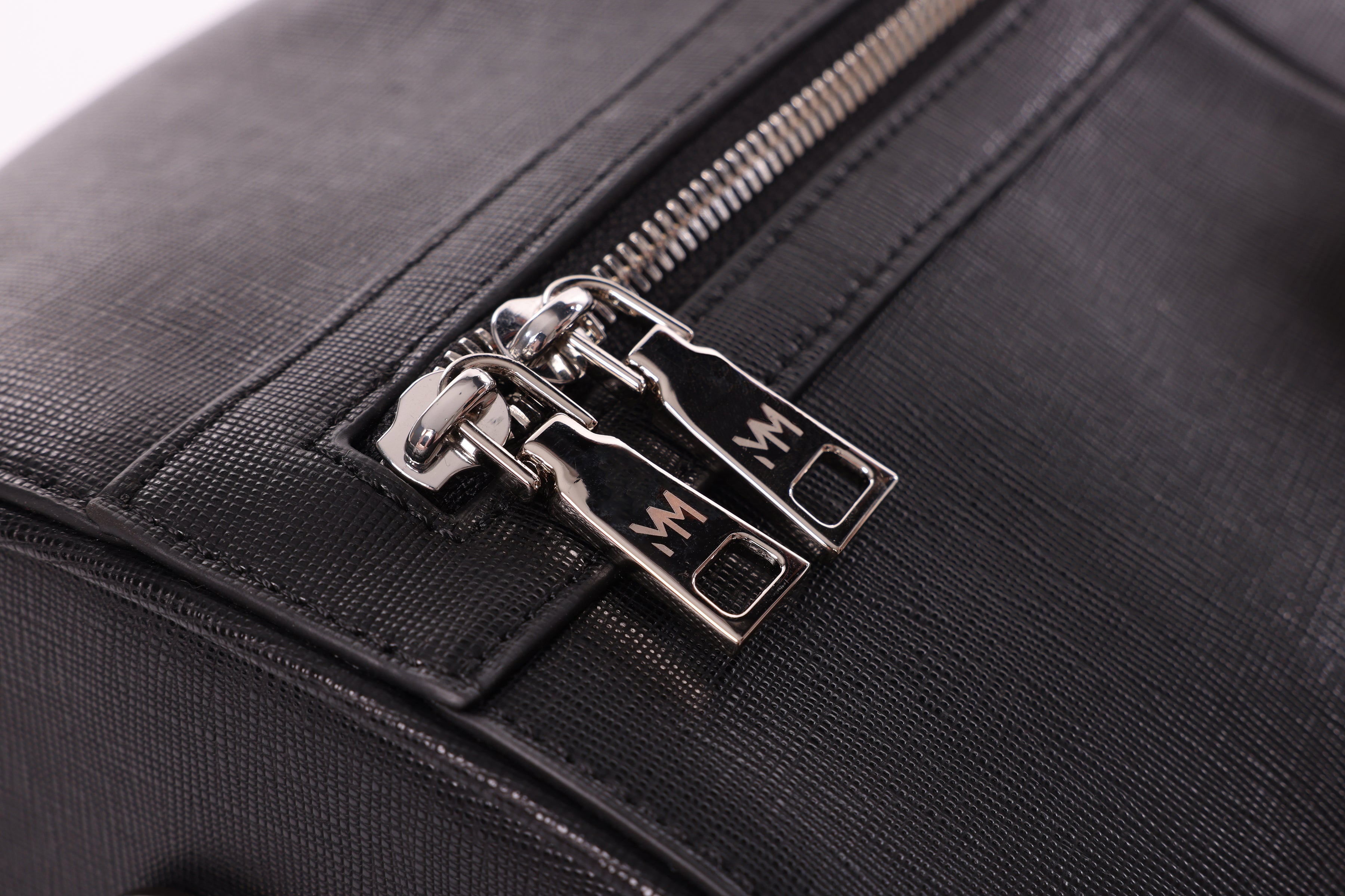 Black Saffiano Duffle Bag