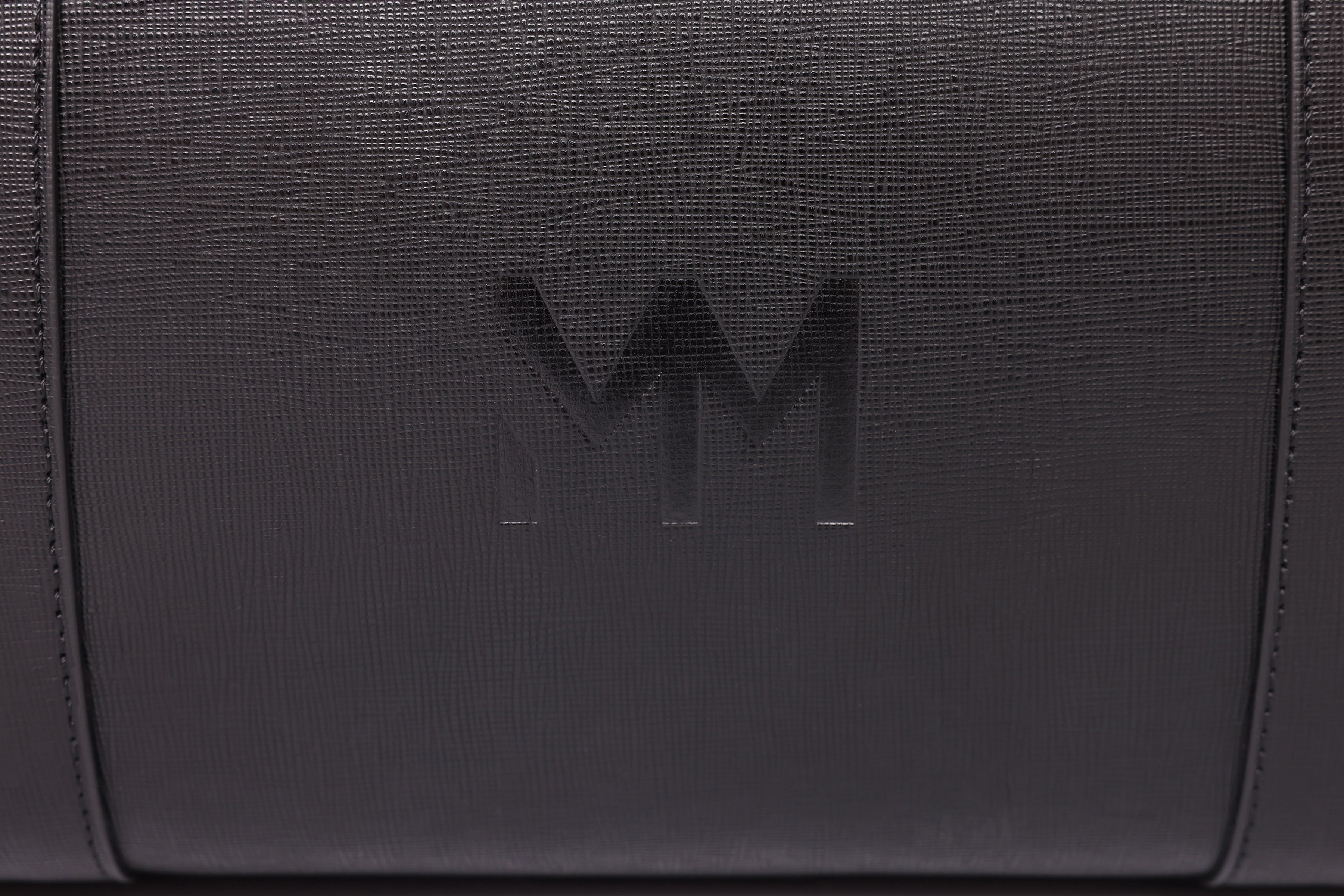 Black Saffiano Duffle Bag