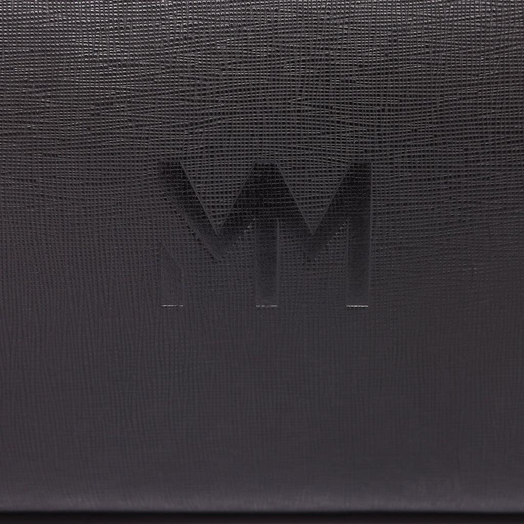 Black Saffiano Duffle Bag