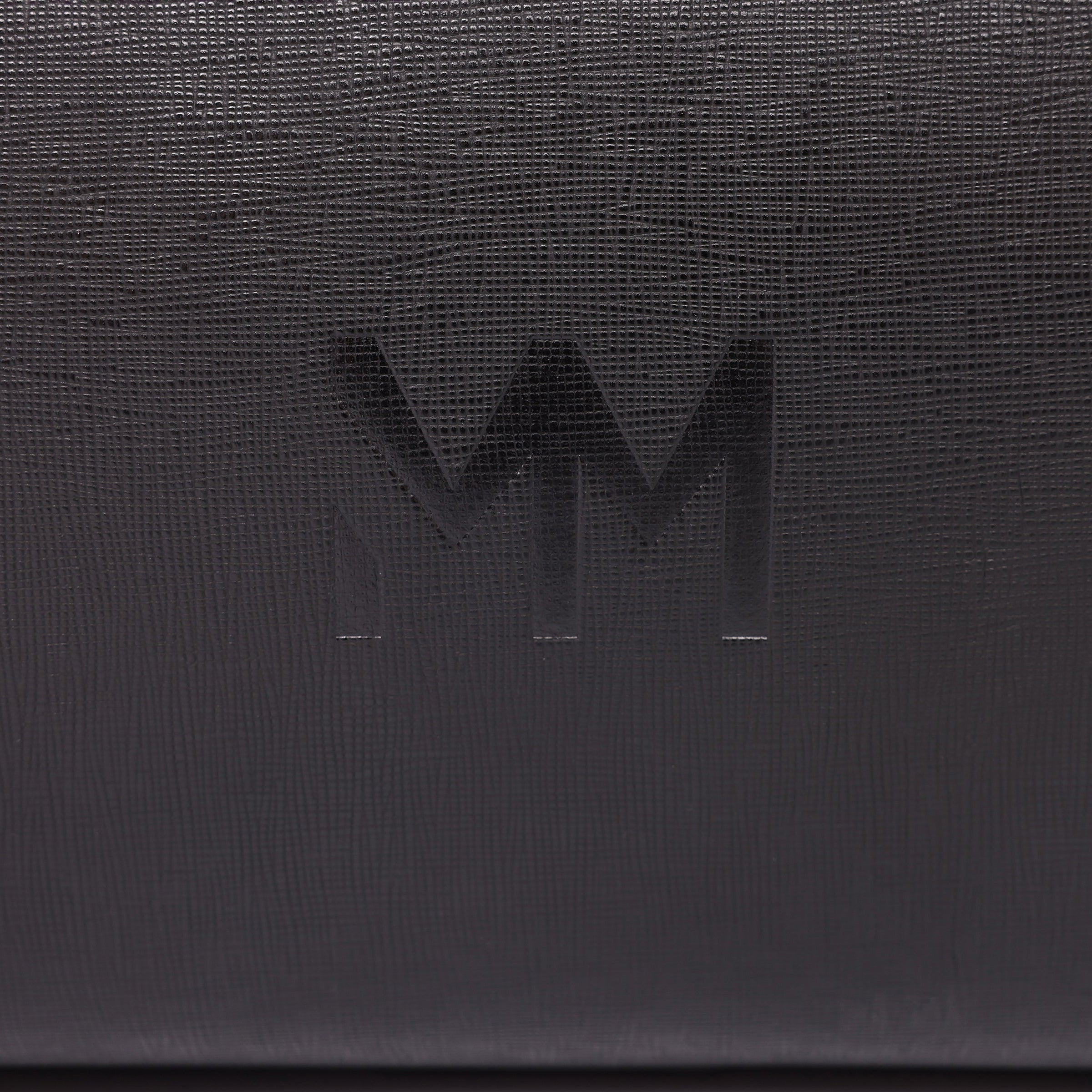 Black Saffiano Duffle Bag