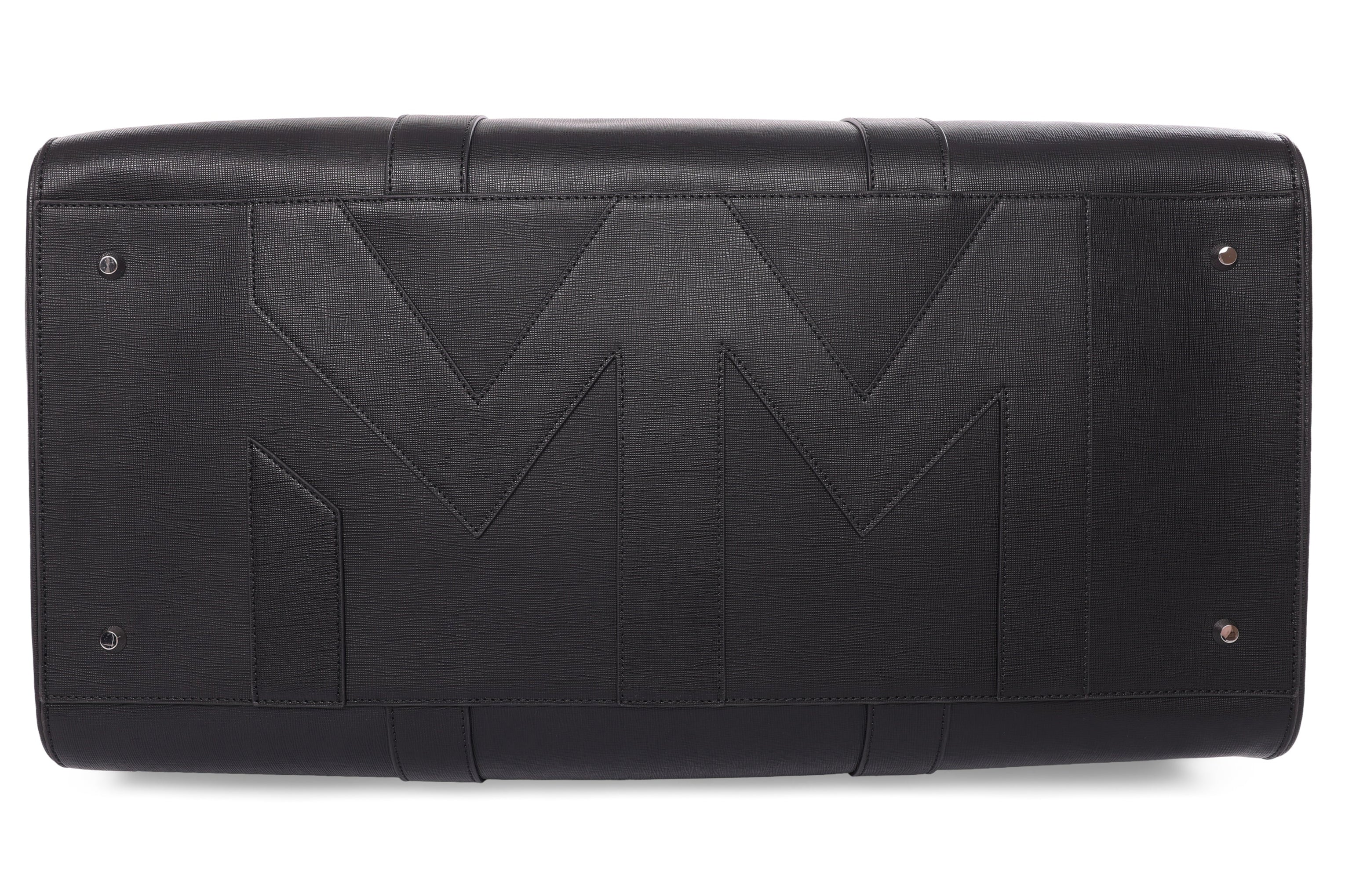 Black Saffiano Duffle Bag