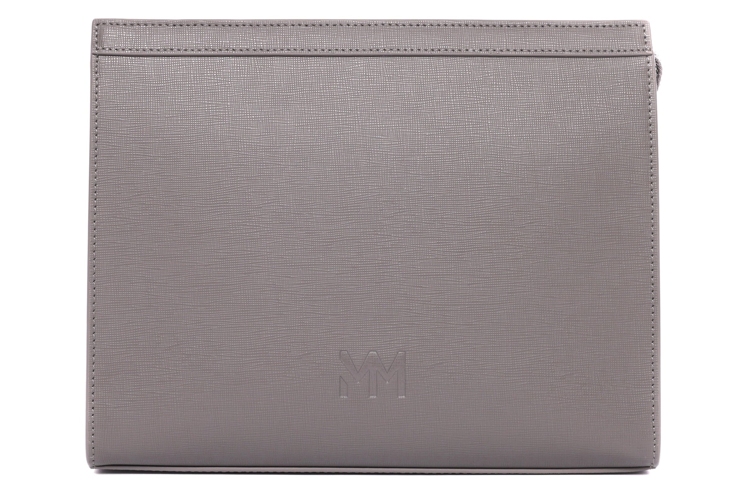 Nardo Grey Saffiano Travel Bag