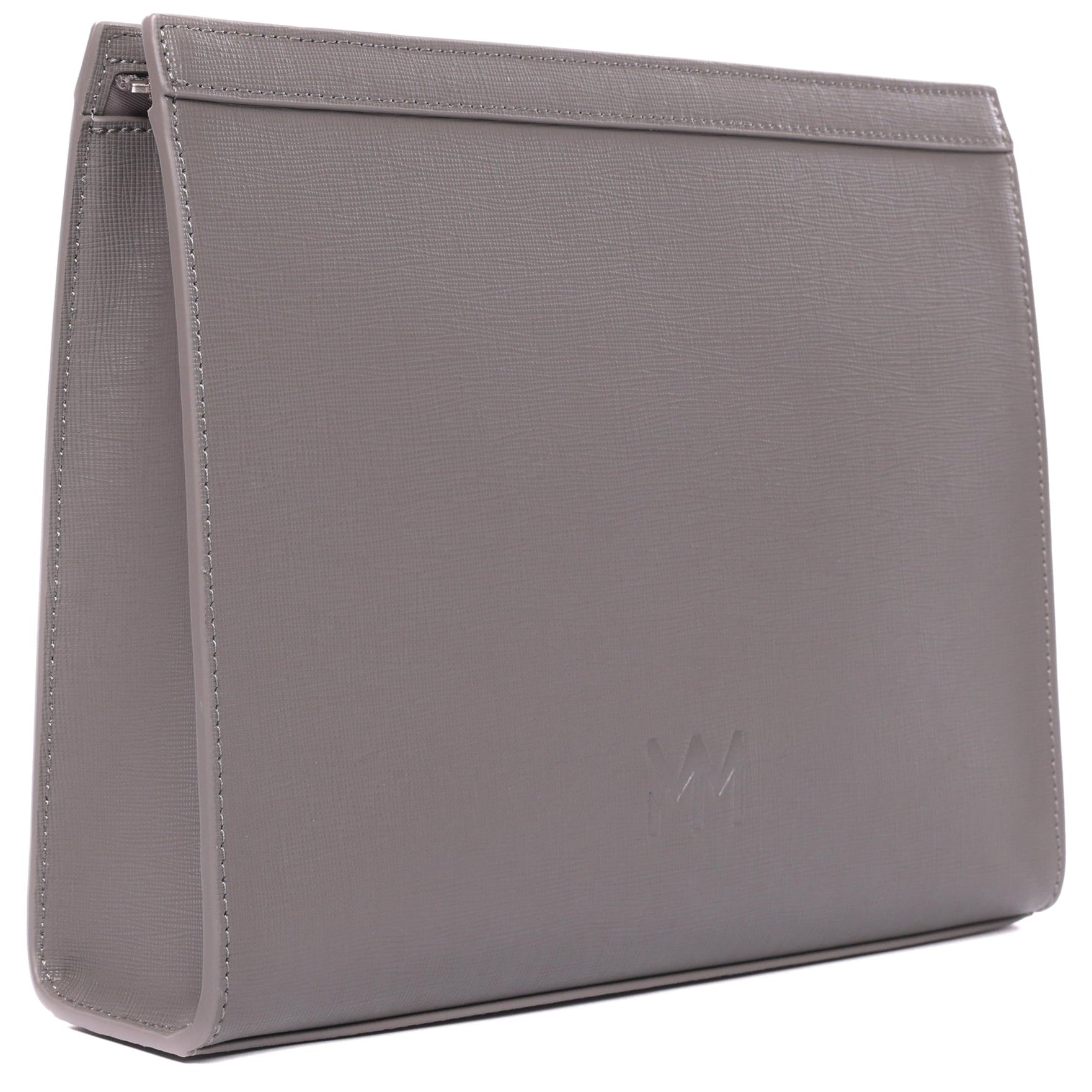 Nardo Grey Saffiano Travel Bag