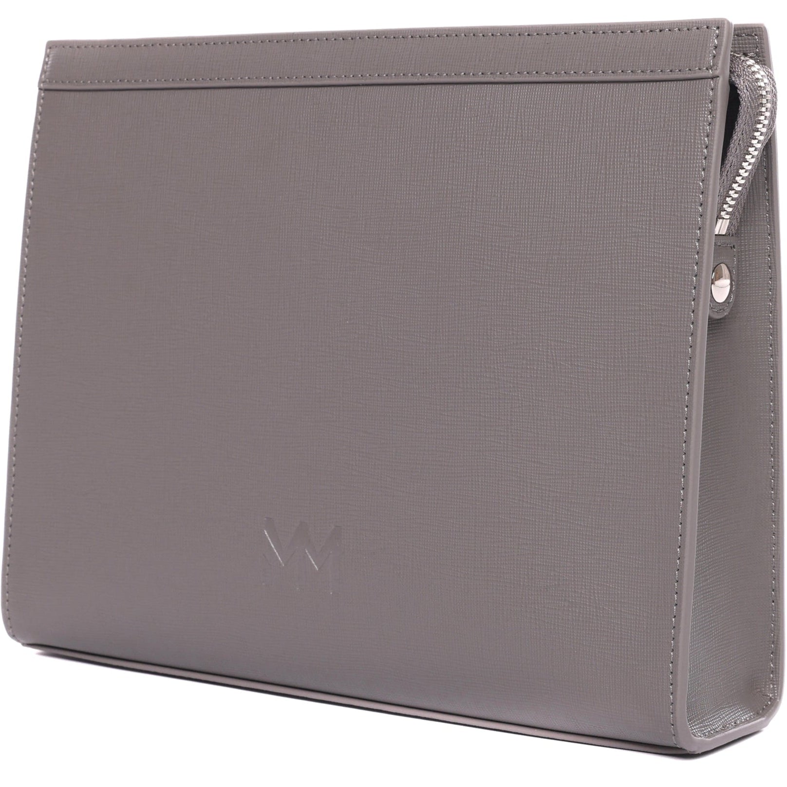 Nardo Grey Saffiano Travel Bag