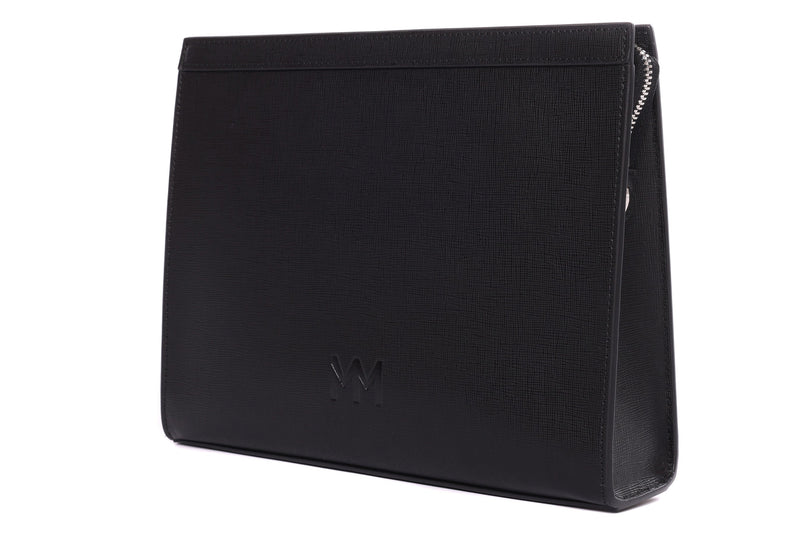Black Saffiano Travel Bag