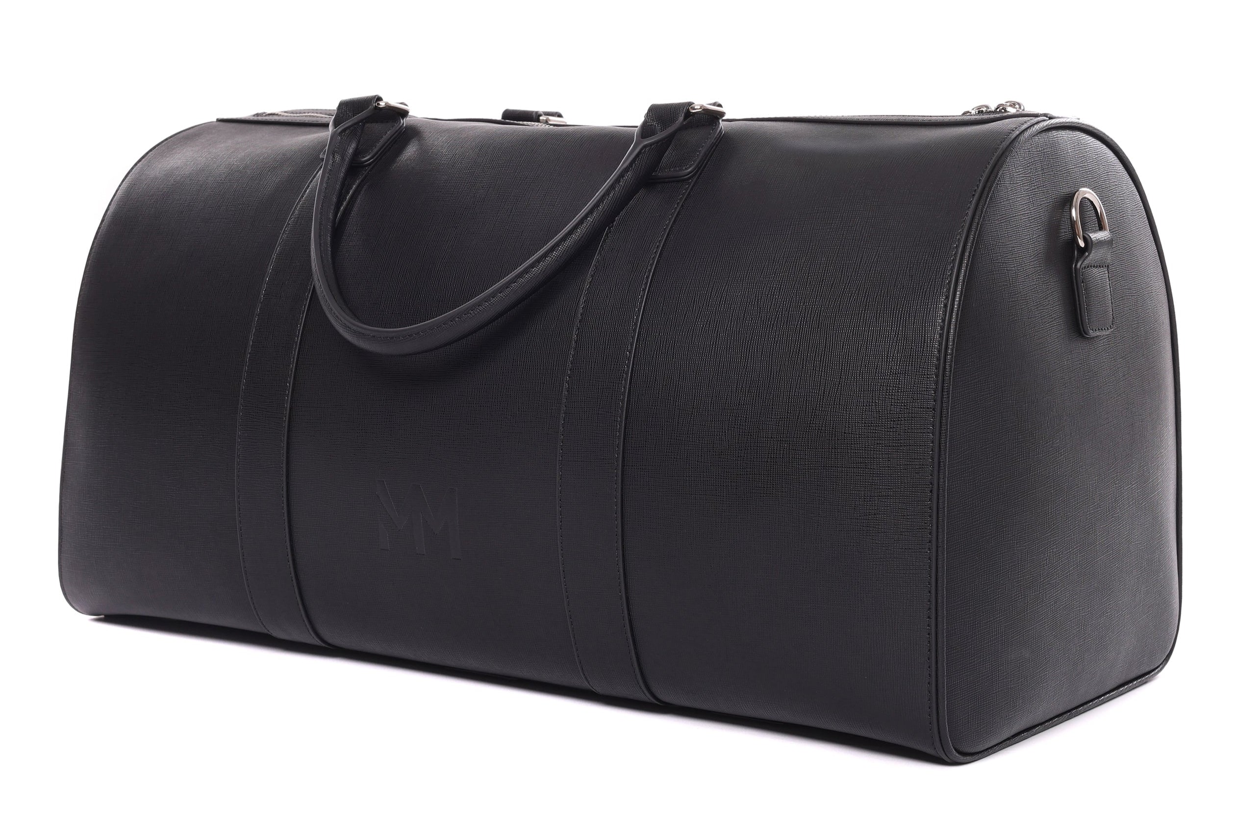 Black Saffiano Duffle Bag