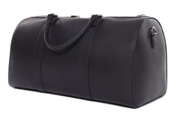 Black Saffiano Duffle Bag