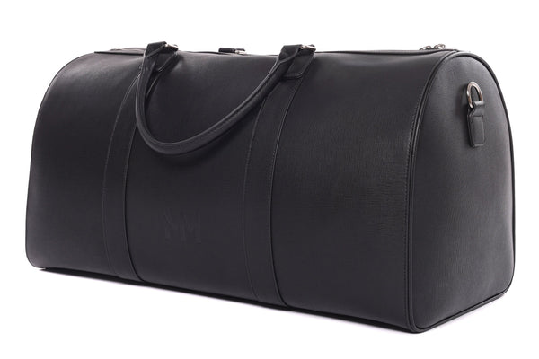 Black Saffiano Duffle Bag