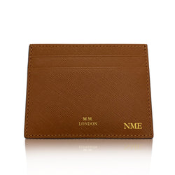 Brown Saffiano Card Holder