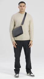 Leather Messenger Cross Body Bag - Limited Edition