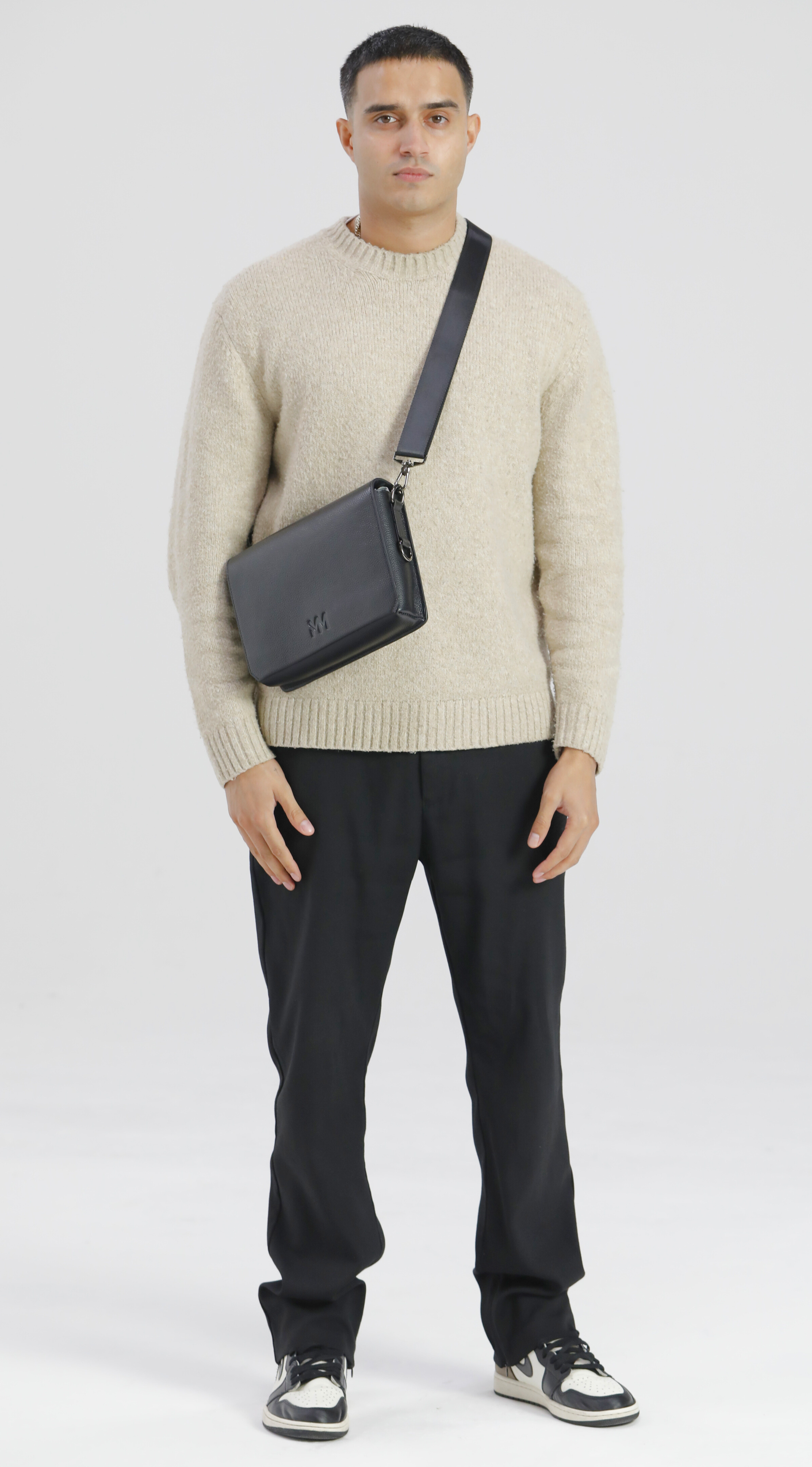 Leather Messenger Cross Body Bag - Limited Edition