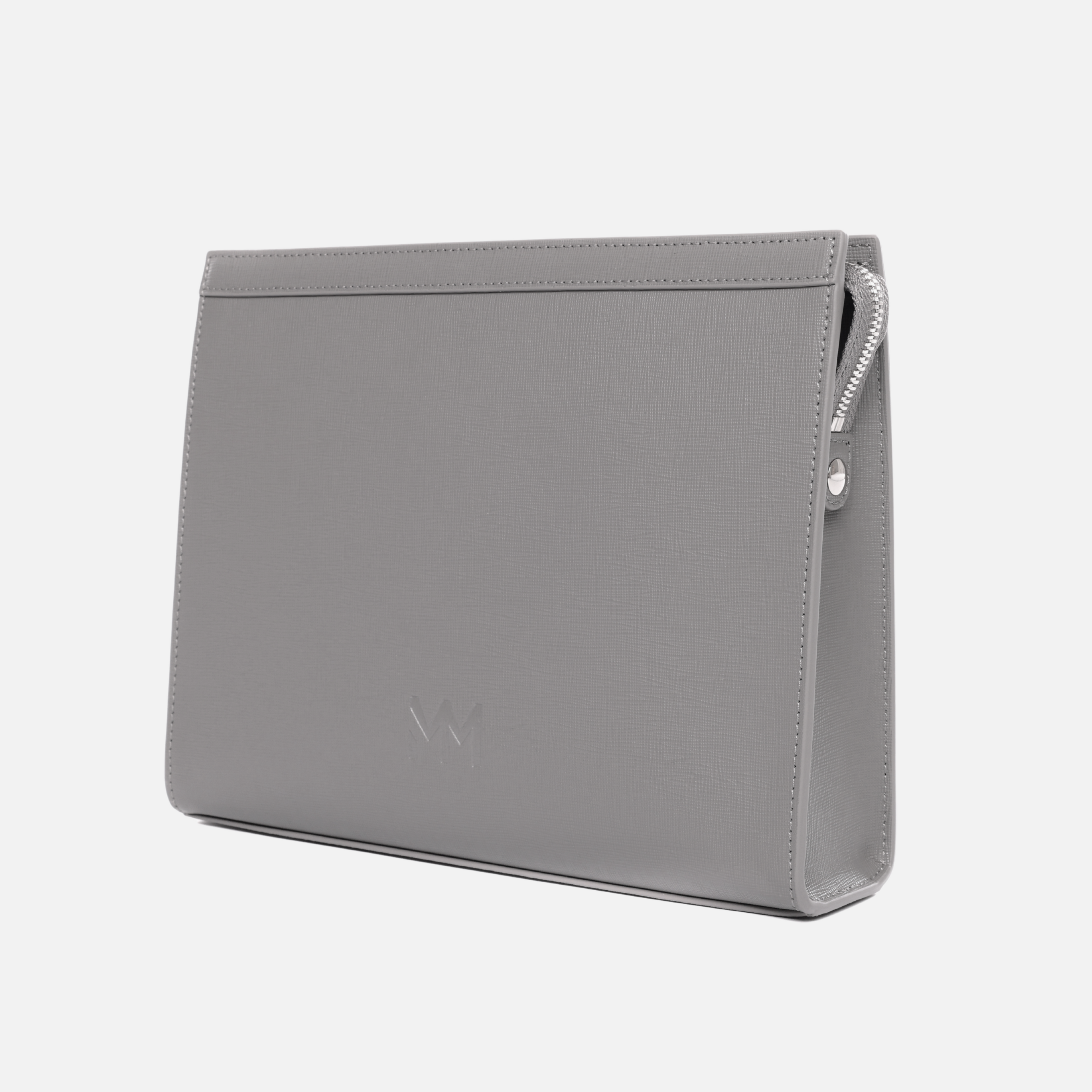 Nardo Grey Saffiano Travel Bag