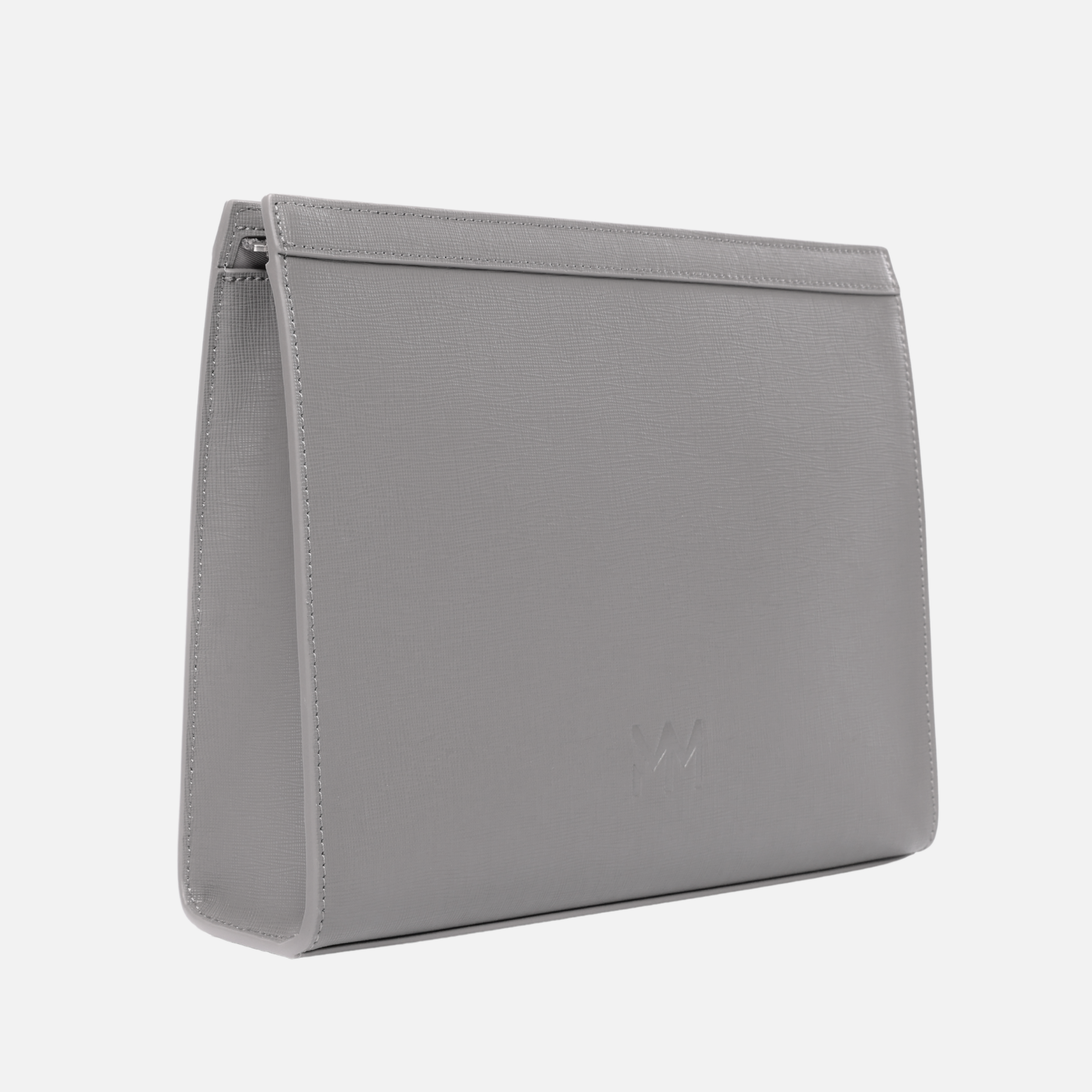 Nardo Grey Saffiano Travel Bag