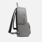 Nardo Grey Saffiano Leather Rucksack