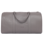 Nardo Grey Saffiano Duffle Bag