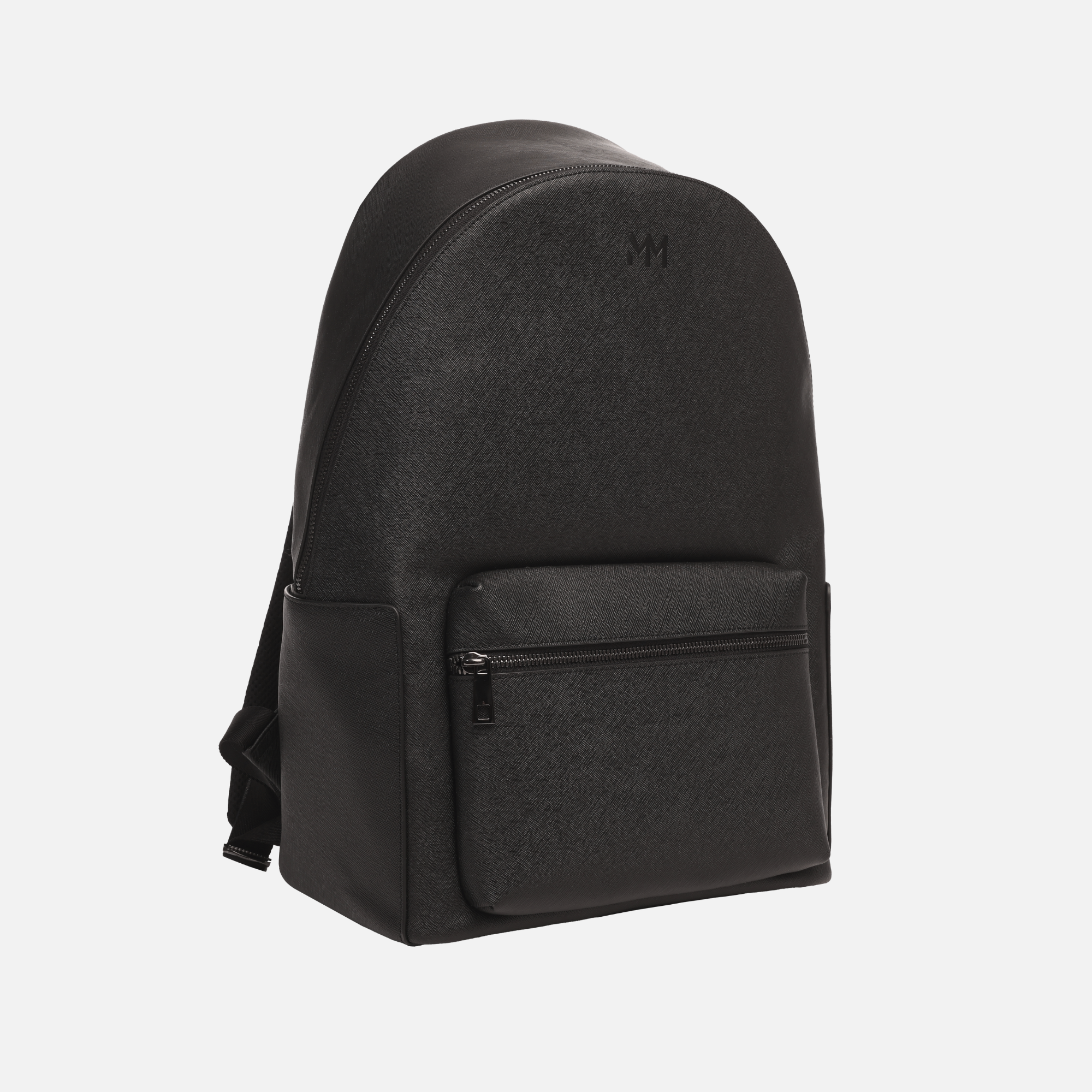 Black Saffiano Leather Rucksack