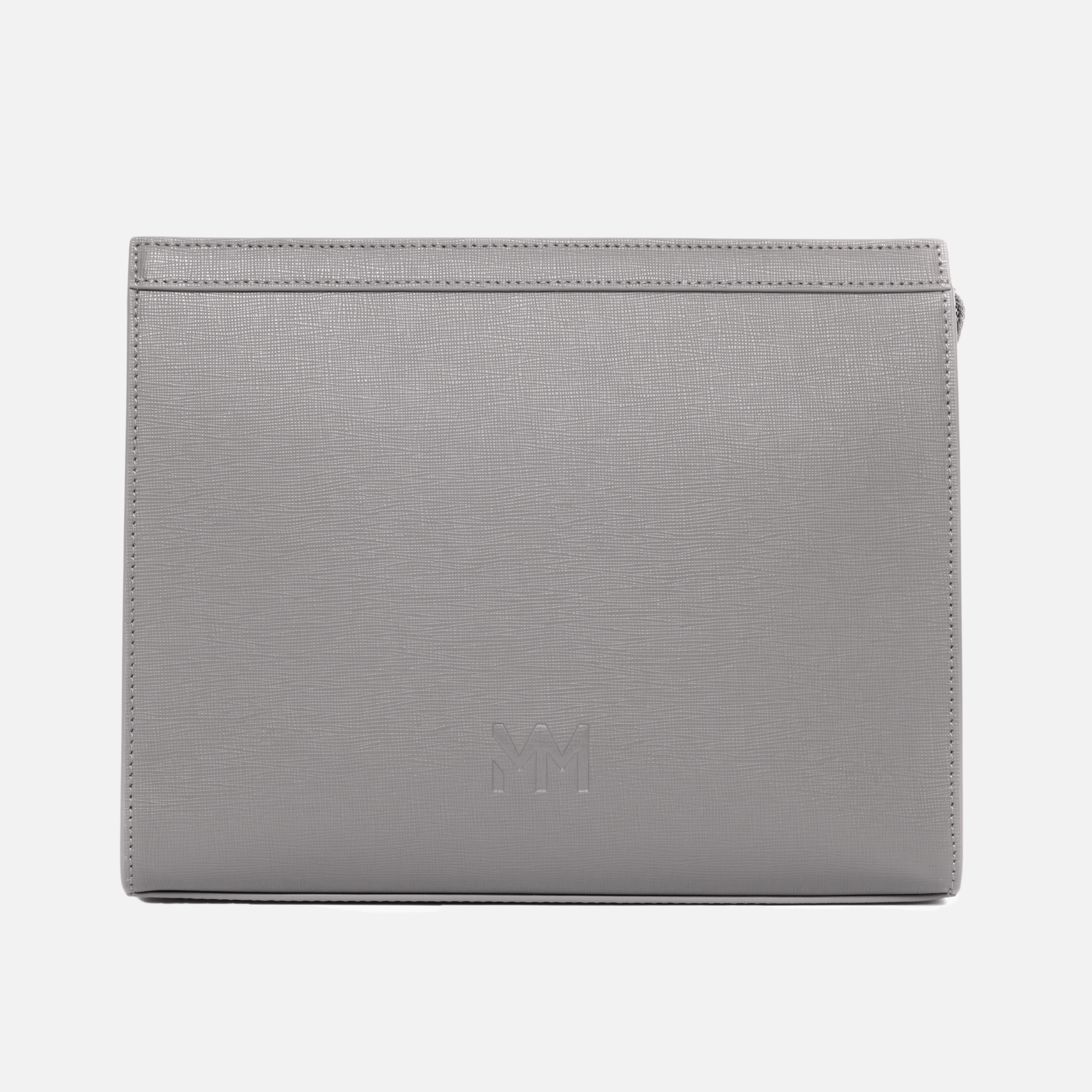 Nardo Grey Saffiano Travel Bag