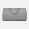 Nardo Grey Saffiano Duffle Bag