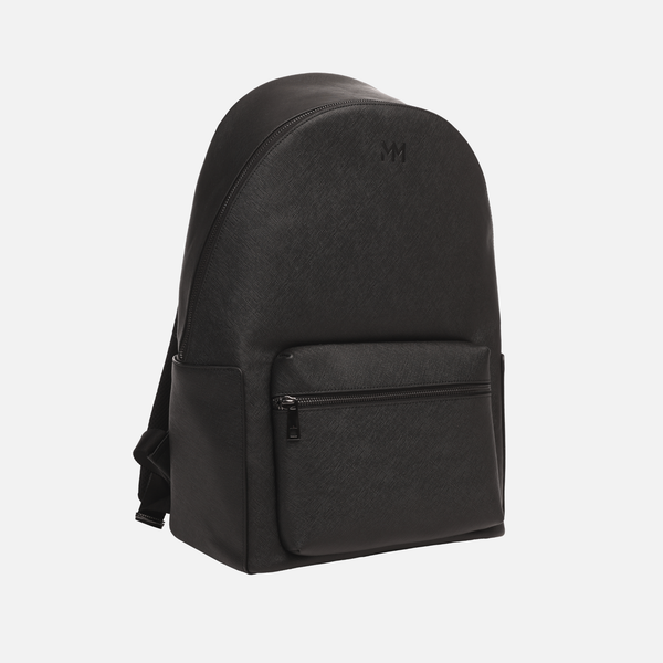 black leather backpack ebay uk Genuine in functional and perfect for handsfree commuting or travelling. Black Saffiano Leather Rucksack